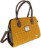 Handtas Findhorn Mosterd Geel (English Mustard) - Stevig - Draagband - Harris Tweed - Glen Appin of Scotland