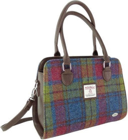 Handtas Findhorn Multi Colour - Stevig - Draagband - Harris Tweed - Glen Appin of Scotland