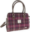 Handtas Findhorn Paars Geruit - Stevig - Draagband - Harris Tweed - Glen Appin of Scotland