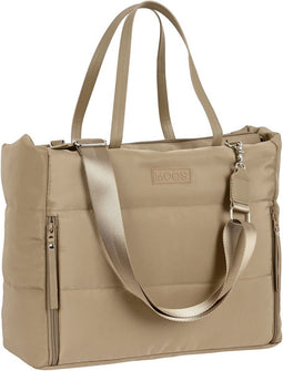 Handtas Moos Camel Gestoffeerd Kameel (54 x 31 x 17 cm)