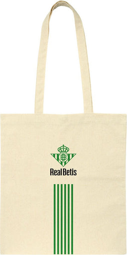 Handtas Real Betis Balompié Beige Katoen