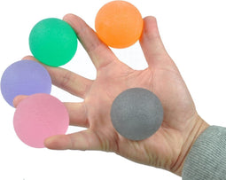 Handtrainer gelbal - blauw - soft