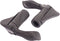 Handvatpaar Ergotec MF2 kraton / aluminium 87+87 mm - zwart