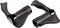 Handvatpaar Ergotec MF2 kraton / aluminium 87+87 mm - zwart