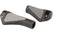 Handvatpaar Mirage Grips in style #45 - 132/100 mm met lockring - zwart / grijs