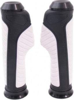 Handvatset Anatomisch zwart wit EDGE