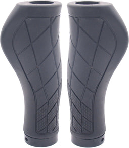 Handvatset Edge ErgoCity met lockring - 2*136mm - zwart (op kaart)