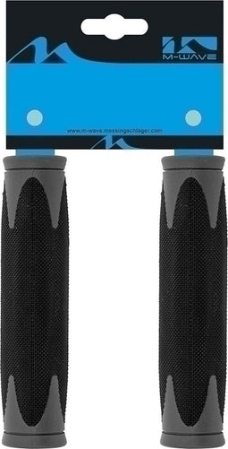 Handvatset M-Wave ATB Zwart/Grjs 130mm 2-componenten