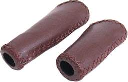 Handvatten Edge Leer - mat donkerbruin - 135/92mm