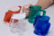 HandyCup met deksel - drinkbeker met 2 handgrepen - blauw - 200ml