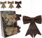 Hang Deco Bow Glitter 9 cm