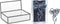 Hangdeco strik transparant