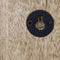 Hangend wijnrek 6 flessen - 20x13x100 - Naturel/zwart - Mangohout/metaal
