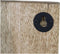 Hangend wijnrek 6 flessen - 20x13x100 - Naturel/zwart - Mangohout/metaal