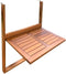 Hangende balkontafel LILOU - FSC acaciahout - Opvouwbaar - 60 x 44 x 80 cm