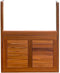Hangende balkontafel LILOU - FSC acaciahout - Opvouwbaar - 60 x 44 x 80 cm