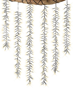 Hangende boom verlichting voor buiten - 6 vertakkingen - Warm wit - div lichtstanden