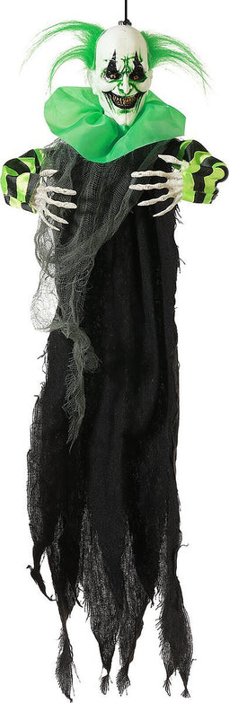 Hangende Halloween Clown Skelet 60cm