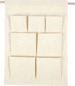 Hangende organiser, h: 46 cm, b: 34 cm, 1 stuk, naturel