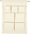 Hangende organiser, h: 46 cm, b: 34 cm, 1 stuk, naturel