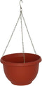 HANGENDE PLANTENBAK BLOEMPOT MET KETTING diameter 25cm