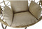 Hangende tuinstoel DKD Home Decor 90 x 70 x 110 cm 105 x 75 x 226 cm Beige Metaal Bruin Synthetische rotan