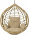 Hangende tuinstoel DKD Home Decor 90 x 70 x 110 cm 105 x 75 x 226 cm Beige Metaal Bruin Synthetische rotan
