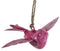 Hanger Chery metaal 14x4x10 cm roze 1 stuk