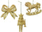 Hanger kunststof a3 Bow rockinghorse-nutcracker wood look