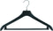 Hanger zwart NF44 met broeklat 44cm - 2 stuks
