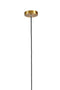 Hanging Lamp 25x31 Cm Myles Smoked Glass+antique Bronze
