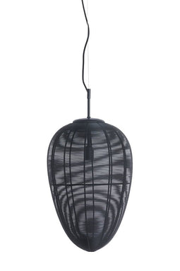 Hanging Lamp 33x53 Cm Yaelle Matt Black