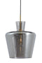 Hanging Lamp 35x43 Cm Myles Smoked Glass+antique Bronze