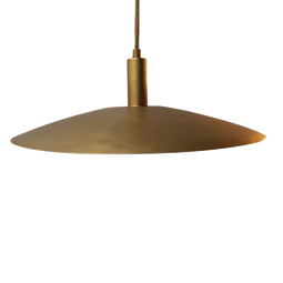 Hanging lamp Mathematic L Matt gold / Iron