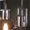Hanglamp 3L industry chromed glass - Oud zilver