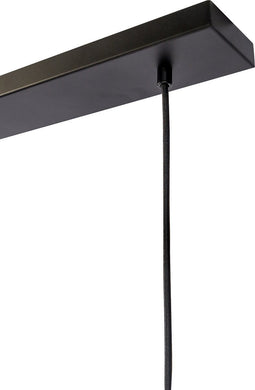 Hanglamp, 4-lichts, H340 smoke glas