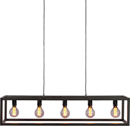 Hanglamp, 5-lichts, H340 zwart