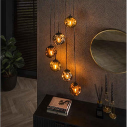 Hanglamp 6L stellar - Artic zwart