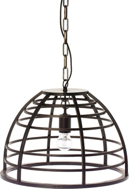Hanglamp Boston Donkergrijs - Ø45H32 cm