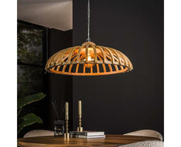 Hanglamp Cage Ø65 cm mangohout - naturel