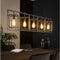Hanglamp Cubic tower 5 lampen - Oud zilver