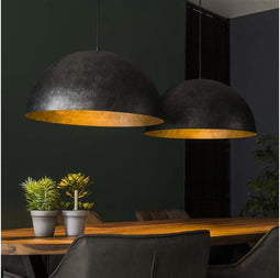 Hanglamp Dome 2 lampen Ø60 cm - Charcoal