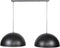 Hanglamp Dome 2 lampen Ø60 cm - Charcoal