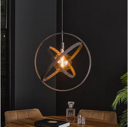 Hanglamp Galaxy - Artic Zwart - Metaal - Woonkamer - Slaapkamer - Keuken - In Hoogte Verstelbaar tot 150 cm - Exclusief Lichtbron - Voedingstype Netstroom