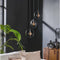 Hanglamp Halo getrapt 3 Lampen - Charcoal