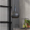 Hanglamp Industry concrete kegel - Zwart bruin
