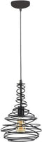 Hanglamp Kegel spinn Ø25 cm - Zwart