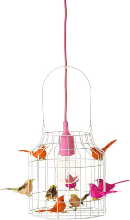 Hanglamp kinderkamer roze wit neon| babykamer