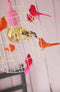 Hanglamp kinderkamer roze wit neon| babykamer