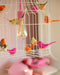 Hanglamp kinderkamer roze wit neon| babykamer